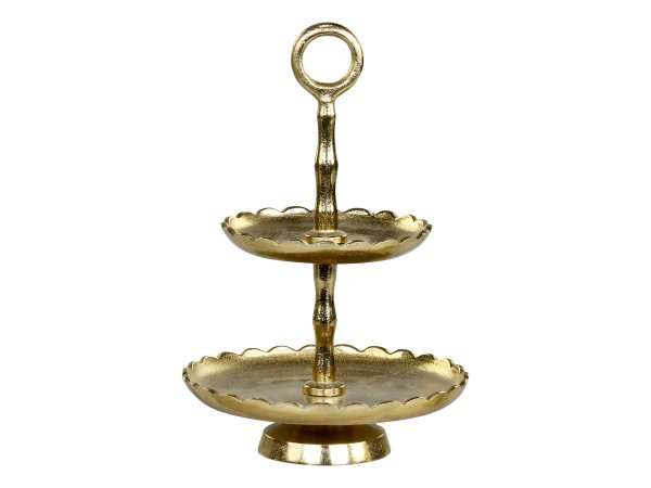 Våningsfat i guld från chic Antique