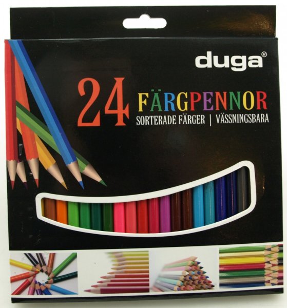 Färgpennor i 24-pack