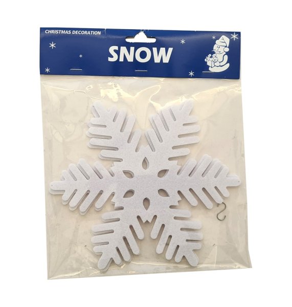 Snöflingor att hänga och dekorera med