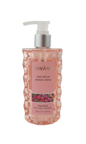 Handtvål och Handkräm med doft av Skånsk Vildros. Levereras i fin förpackning med pump. Säljes var för sig -Handkräm 310ml -Hand