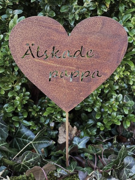 Rost hjärta Älskade pappa