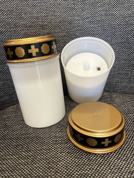 Gravljus batteridrivet med timer funktion