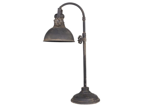 Bordslampa i ruffig industri stil. Går i Svar