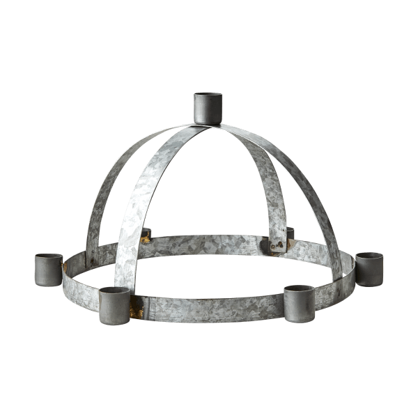 Gammeldags luciakrona Lucia i zink 