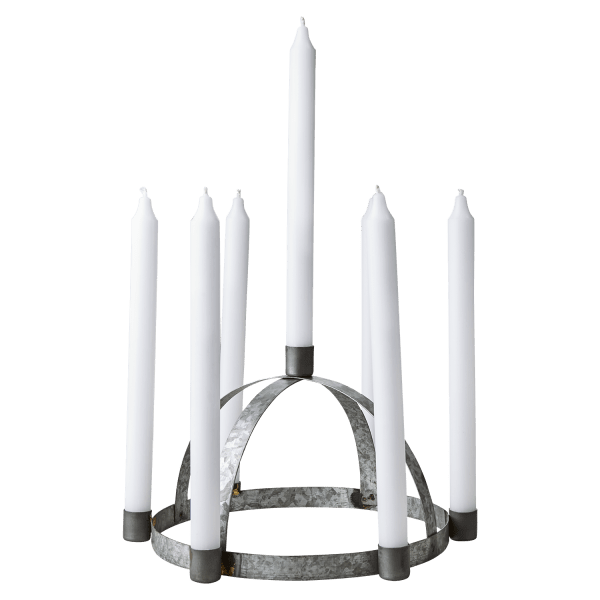 Gammeldags luciakrona Lucia i zink 