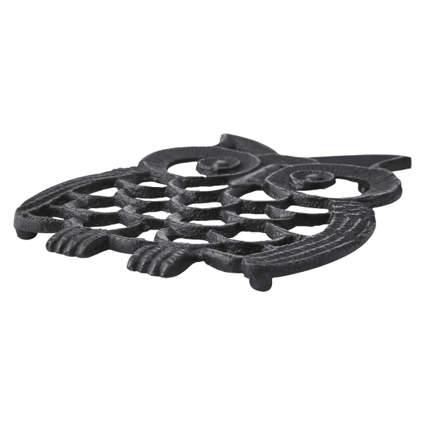 Järnfat underlägg uggla i järn