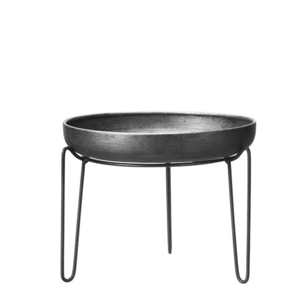 Piedestal bord i snygg design. Med rund bricka upptill. Praktisk att ha i fönstret eller på skänken alt golvet när man vill få l