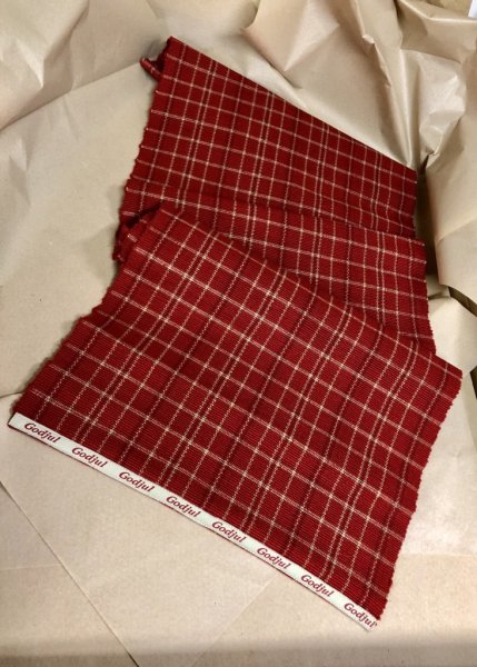 Löpare duk Röd och beige God Jul