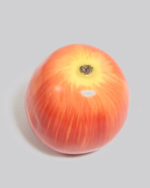 Ljusrött Äpplen att pynta och dekorera med. Välarbetade konstgjorda med verklighetstrogen känsla. Att fylla en frukt skål med el