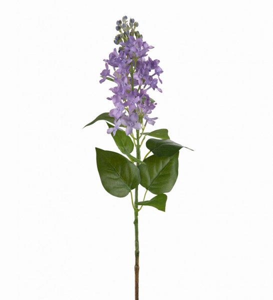 Vacker ljuslila Syren kvist i större/längre modell. Fyllig med flera blommor och blad . Böjbar formbar modell. Vacker att dekore