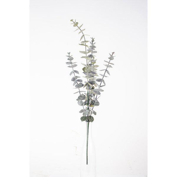 Fyllig grön eukalyptus gren/kvist, i verklighetstrogen välarbetad konstgjord modell. Att ha som den är eller att fylla ut en buk