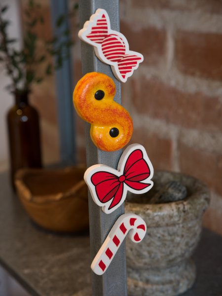 Jul magnet Lussekatt och julens goda