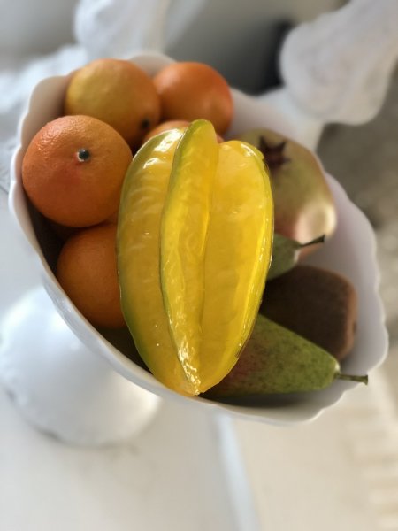 Clementiner / mandariner orange i rund mindre modell att dekorera med. Välarbetad, verklighetstrogen, konstgjord modell. Mäter