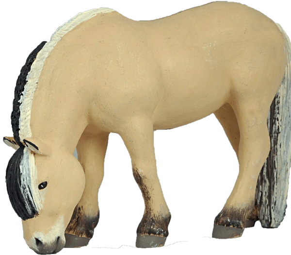 Hästen Fjodor att dekorera med. Designad av Erkers Marie Persson Leksand. Unik i sin stil och modell. Ett Svenskt hantverk ut ö