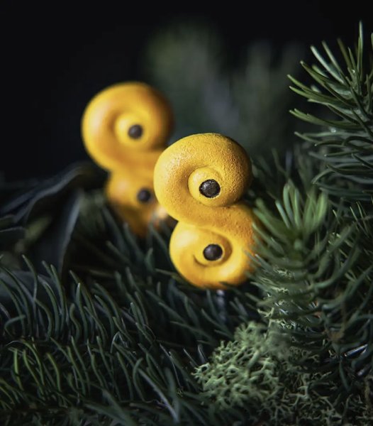 Lussekatt / lussebulle på stick att dekorera med 