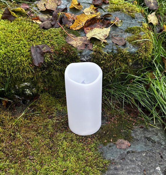 Batteri / timerljus för utomhusbruk ute ljus i cylinder modell