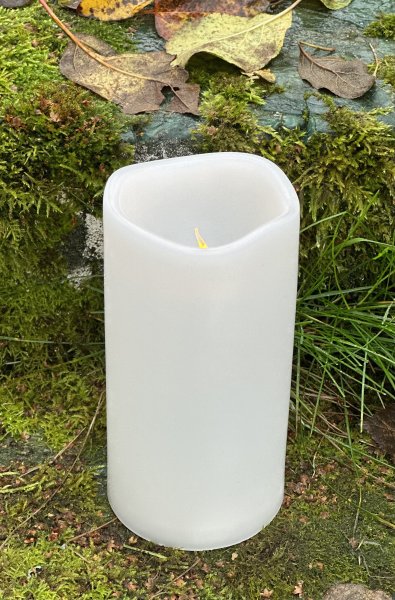 Batteri / timerljus för utomhusbruk ute ljus i cylinder modell