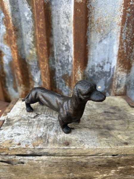 Hund Tax i järn att dekorera med