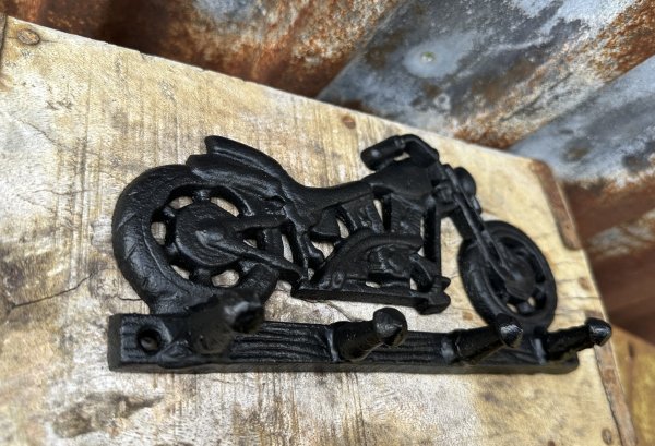 Krok / hängare motorcykel i järn 