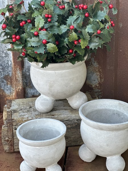 Kulan krukan i grå betong