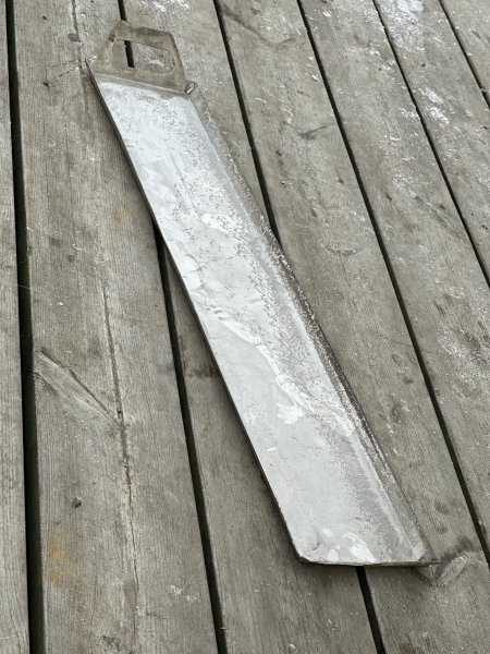 Lång bricka med handtag modell champagne 