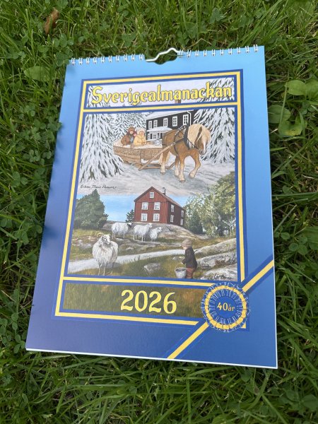 Almanacka A3 2026 Sverigealmanackan