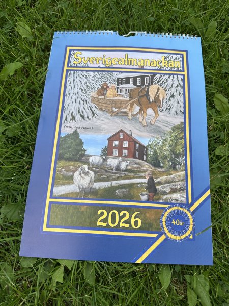 Almanacka A4 2026 Sverigealmanackan