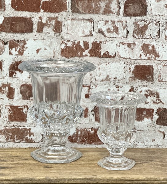 Pokal / vas på fot i glas