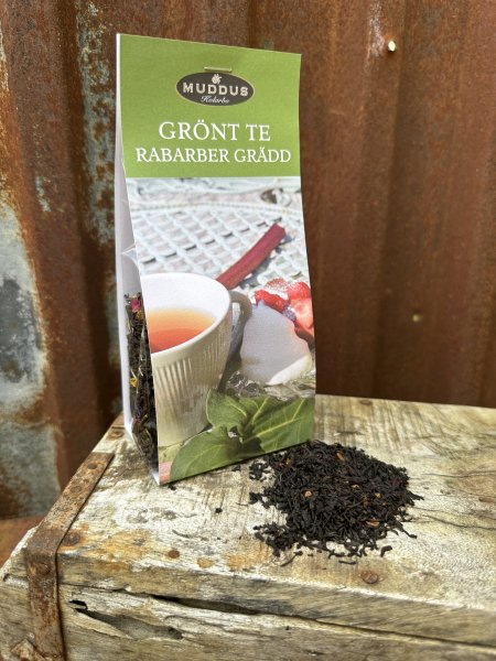 Grönt te Rabarber Grädd