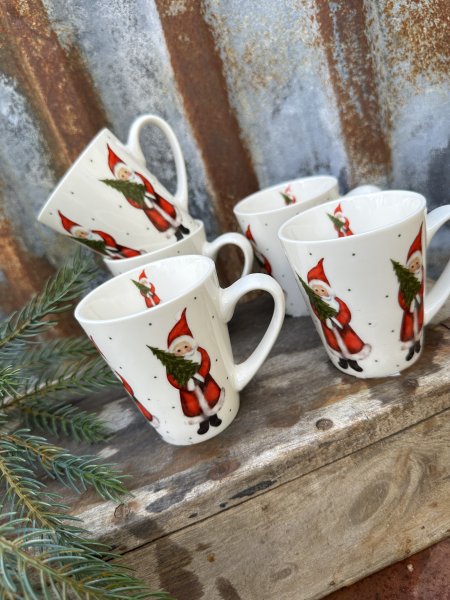 Glögg kopp Julefrid i porslin