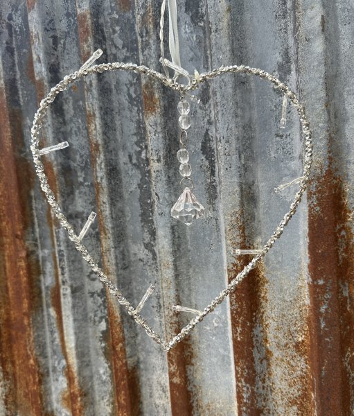 Hjärta med belysning och prisma