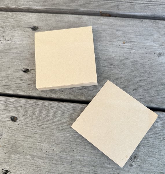 Block postit lappar i natur nyans 