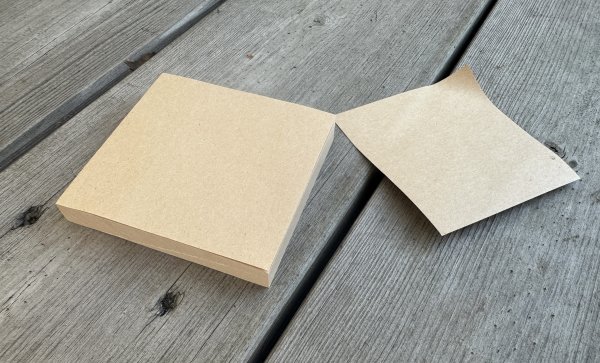 Block postit lappar i natur nyans 