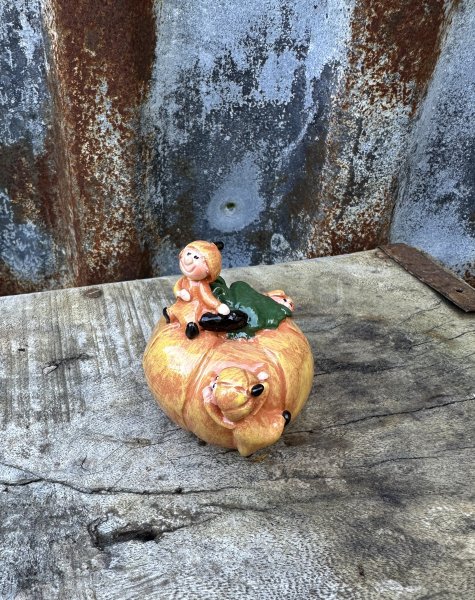Pumpa barn med orange pumpa Designad Camilla Ståhl