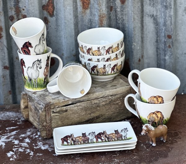 Skål & Kopp med häst och hästar