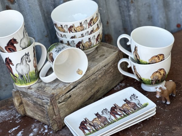 Skål & Kopp med häst och hästar