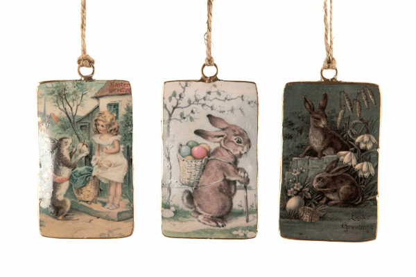 Emaljhänge Påsk med nostalgi motiv 
