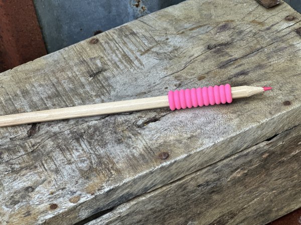 Färgpennor med gummi grepp 36-pack