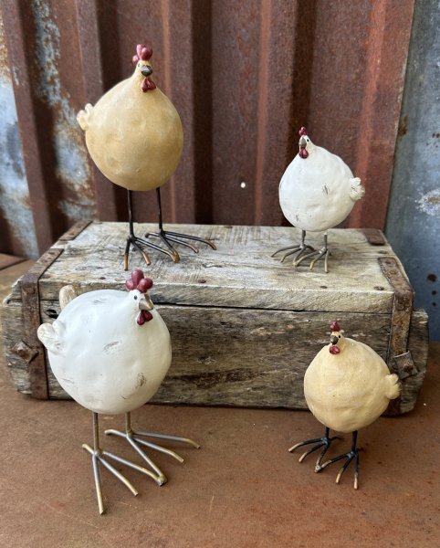 Lantlig tupp i mjuka nyanser 