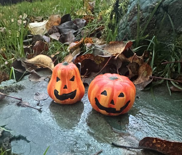 Orange Halloween pumpa