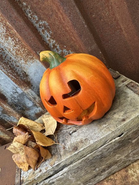 Pumpa ljuslykta Halloween 