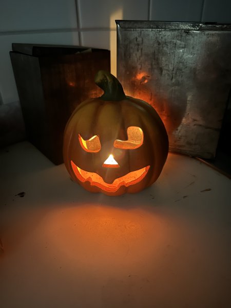 Pumpa ljuslykta Halloween 