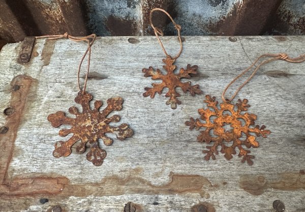Snöstjärna / snöflinga i rost