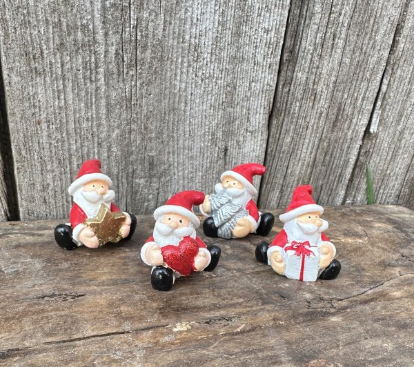 Söt och gullig tomte med glitter inslag 