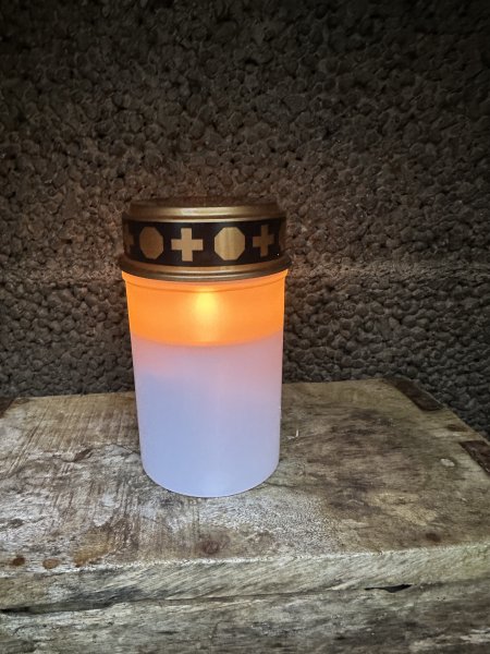 Gravljus batteridrivet med timer funktion