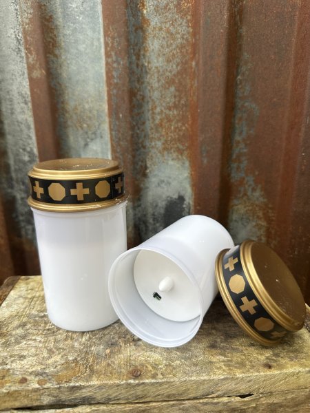 Gravljus batteridrivet med timer funktion