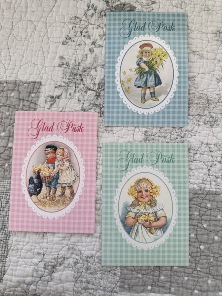 Påskkort med motiv av Jenny Nyström