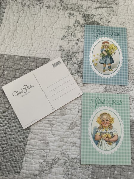 Påskkort med motiv av Jenny Nyström