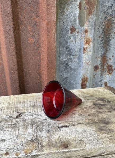 Ljuslykta extra glas rött till ljuslyktor