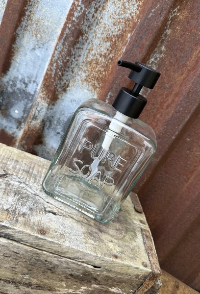 Tvålpump PURE SOAP med svart pump 